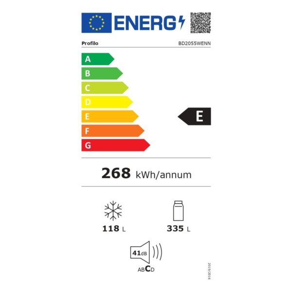 Profilo BD2055WENN E Enerji Sınıfı 453 Lt Nofrost Üstten Donduruculu Buzdolabı