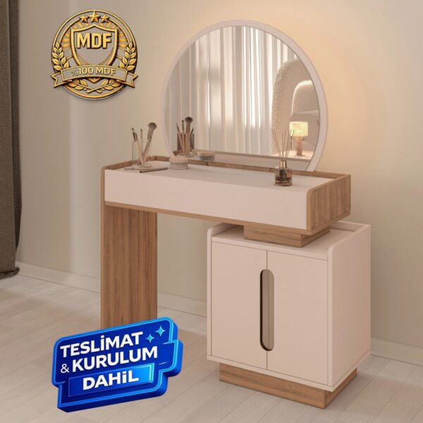 Sarmaşık Yatak odası takımı 6 Kapılı Gardırop 100% Mdf – Teslimat & Kurulum Dahil