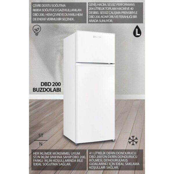 Dijitsu DBD200 TMF Statik Buzdolabı