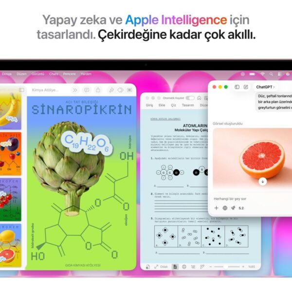 Apple MacBook Neo A18 Pro 8GB 512GB SSD macOS 13″ Taşınabilir Bilgisayar Pastel Pembe MHFJ4TU/A