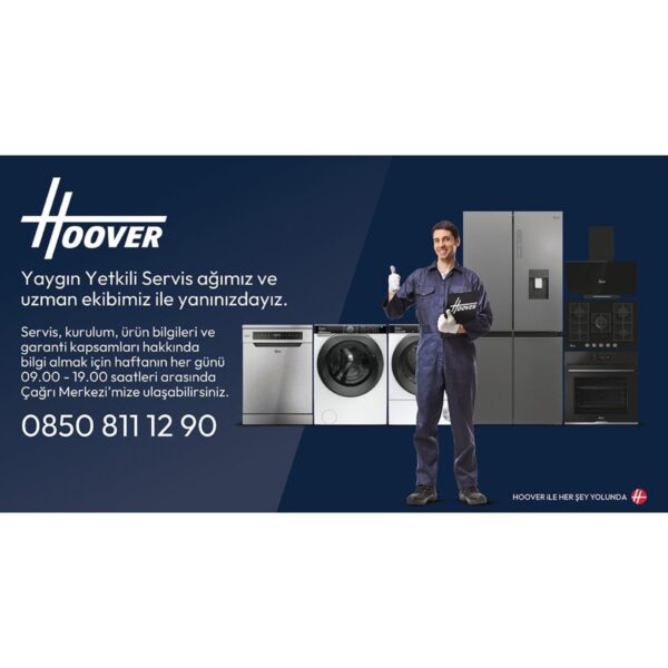 Hoover HF 3E9L0W-17 5 Programlı Wi-Fi Bağlantılı Bulaşık Makinesi