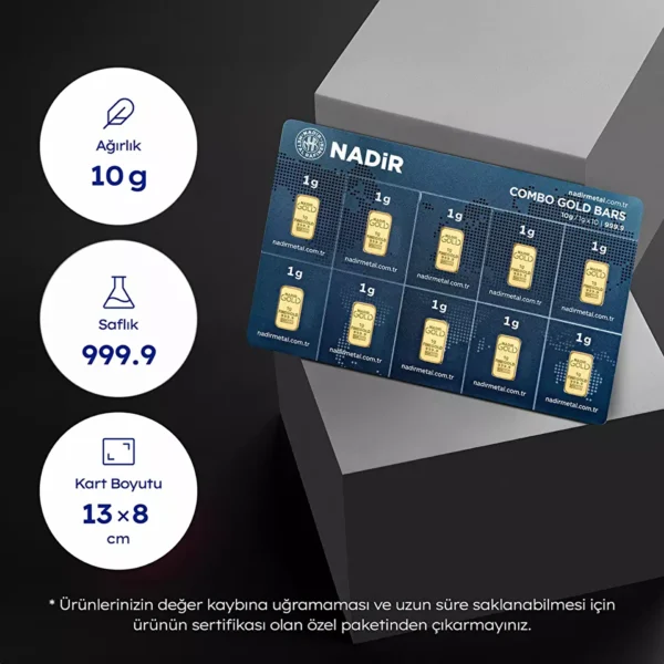 10 Gram Külçe Altın Kumbara (999,9)