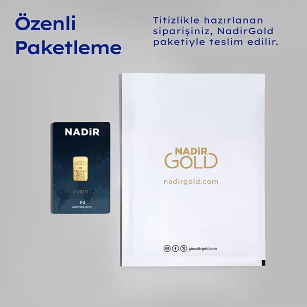 5 Gram Külçe Altın (24 Ayar 999,9)